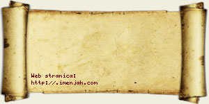 Anđa Perošević vizit kartica